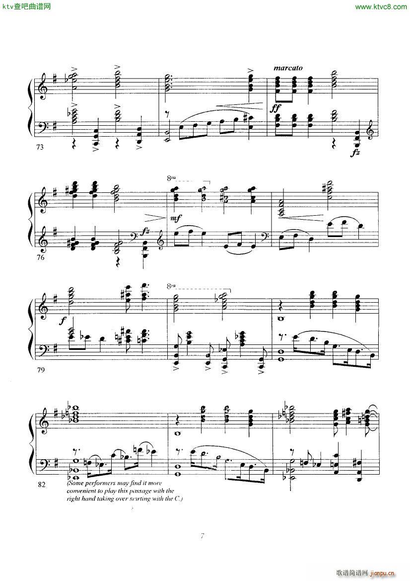 Gershwin Somebody Loves Me Arranged by Ferde Grof(V)7