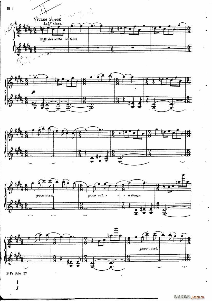 Copland Piano Sonata(V)11