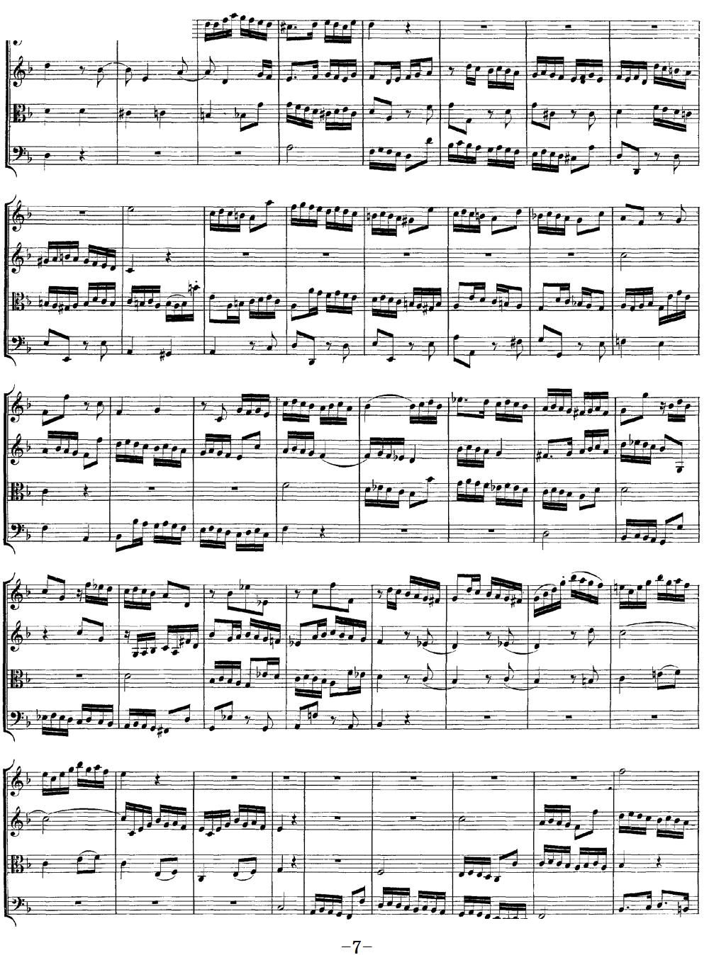 Mozart Quartet No 8 in F Major K 168(V)7