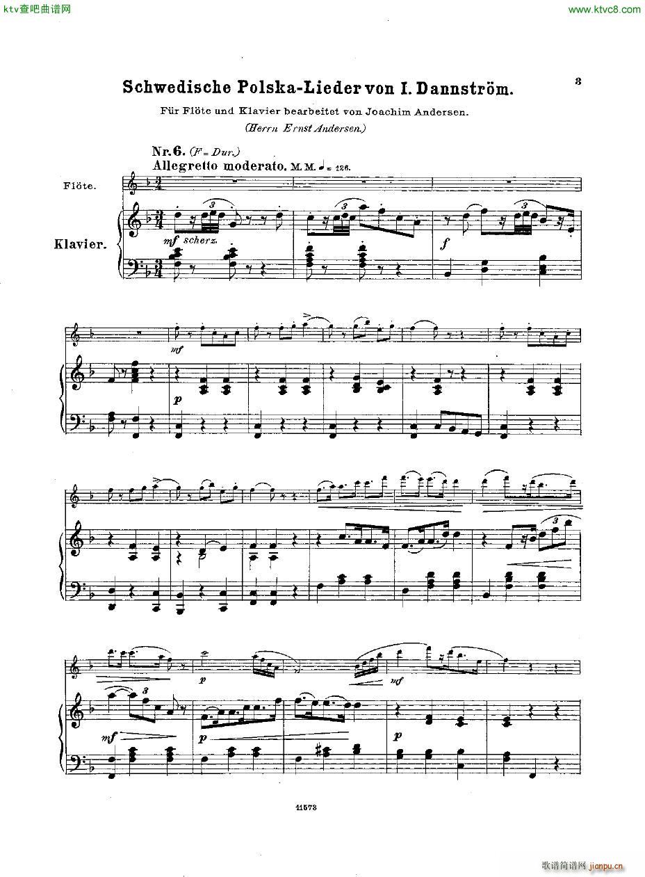 Andersen op 50 Schwedische Polska Lieder(V)32