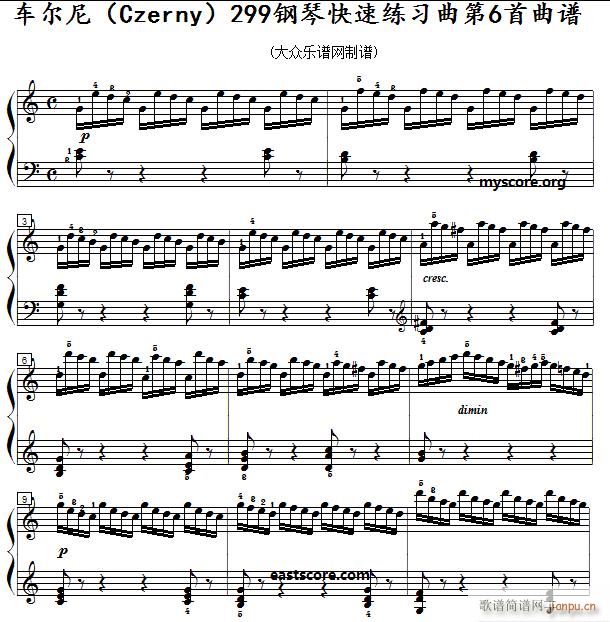 ܇(ch) ٿپ Czerny 299 6 ʾ(V)1