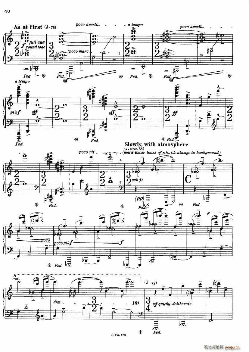 Copland Piano Fantasy(V)37
