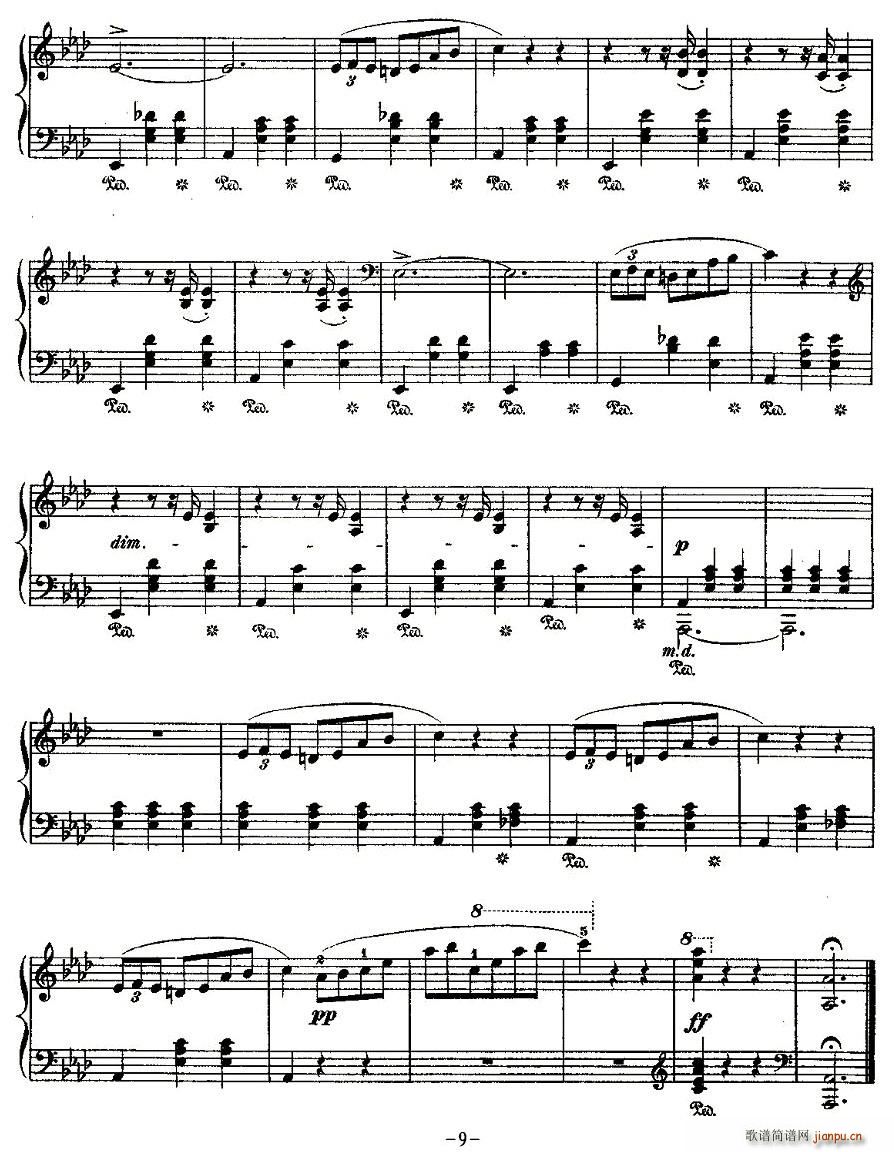 valse brillanteOp.34, No.1(ʮּ)9