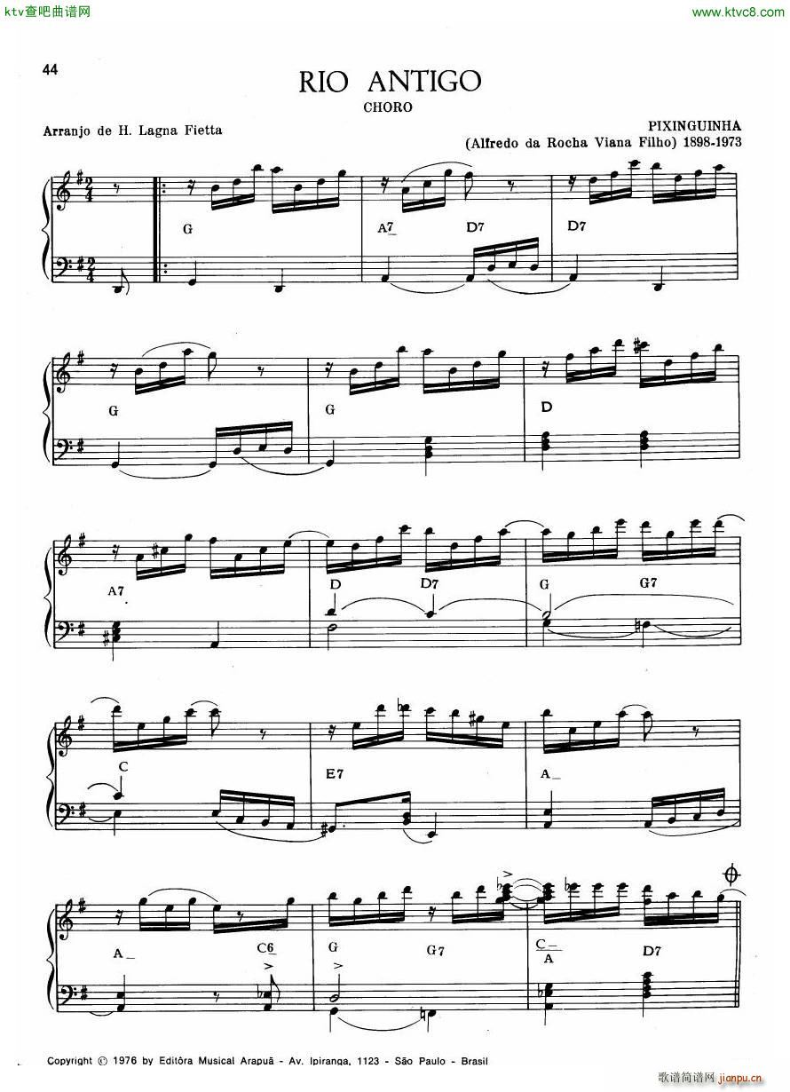 Centenrio do Choro Vol 1 20 Choros Para Piano(V)42