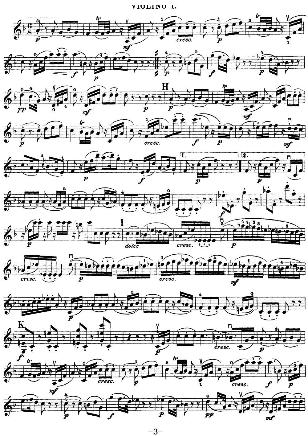 Mozart Quartet No 15 in D Minor K 421 Violin 1(ʮּ)3