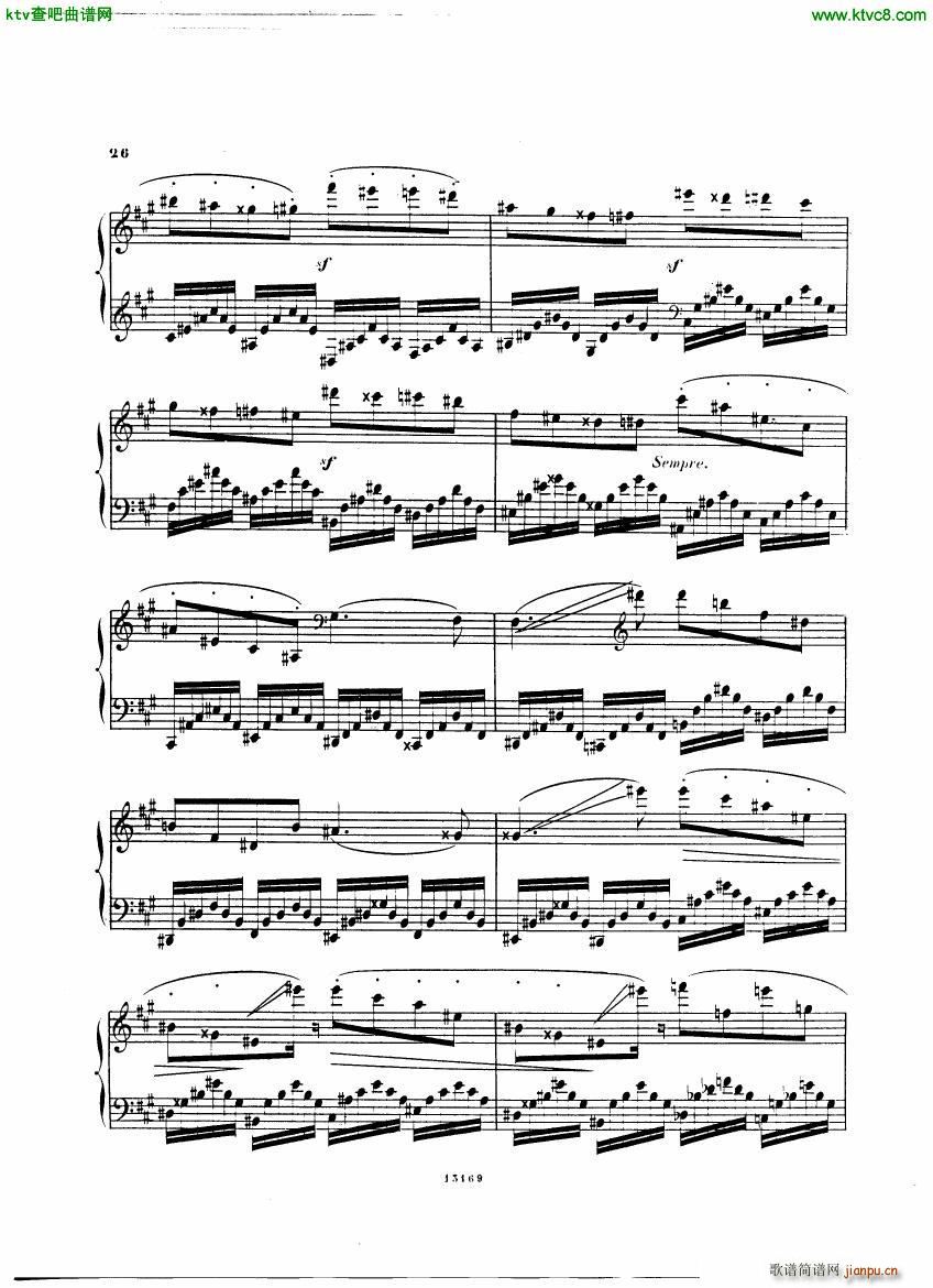Alkan op 38 Trente Chants(V)26