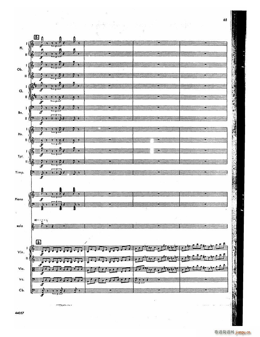 Barber op 14 Violin Concerto Score (V)24