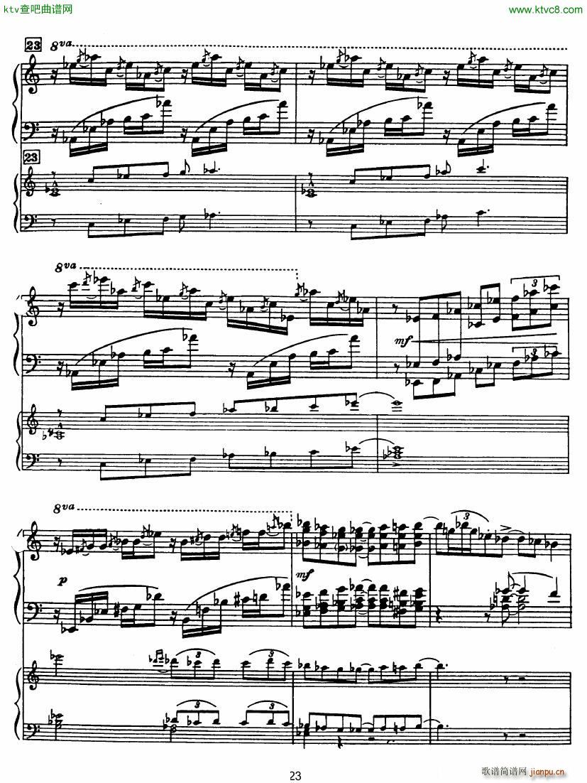 Rhapsody in Blue in Bb major Duet(V)23