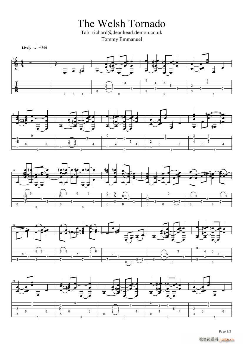 tommy emmanuel the welsh tornado ָ(V)1
