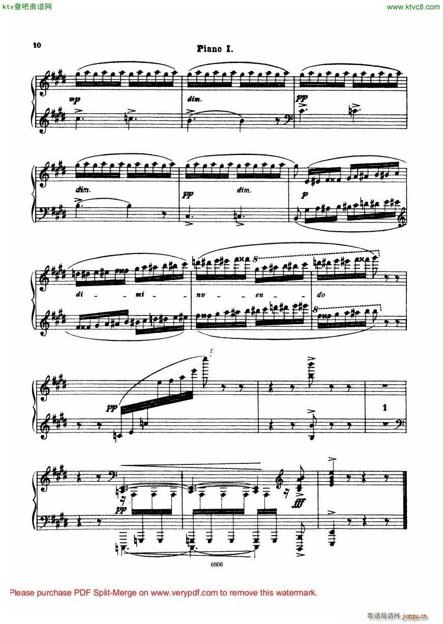 Arensky op 23 Suite No 2 Silhouettes(V)11