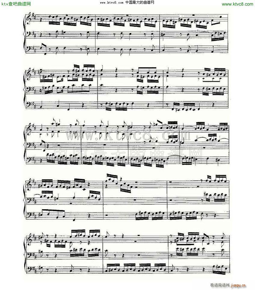 Prelude and Fugue in D Major BWV 532 L(fng)V(ʮּ)9