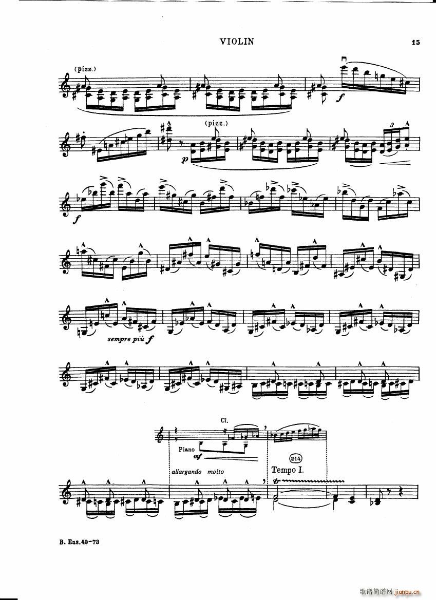 Bartok SZ 111 Contrasts violin(V)15