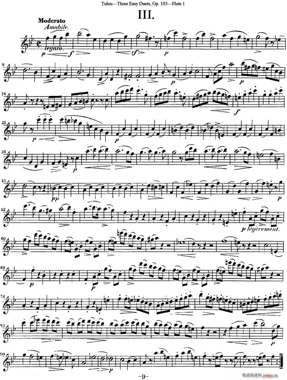 D¶L(chng)Ѻ(jin)Op 103 Flute 1 NO 3(ѺV)1