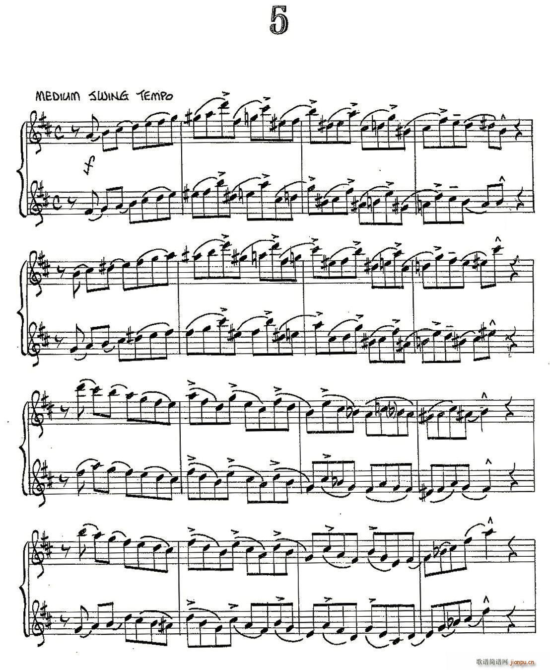 Jazz Conception For Saxophone Duets 5 (V)1