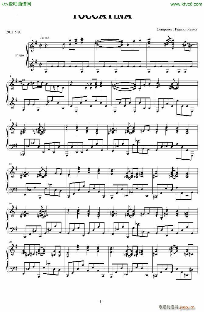 Toccatina in G Major(V)1