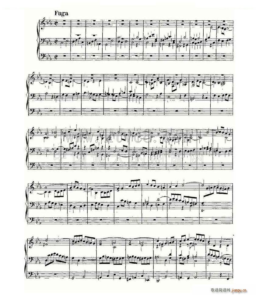 Prelude and Fugue in C Minor BWV 546 L(fng)V(ʮּ)7