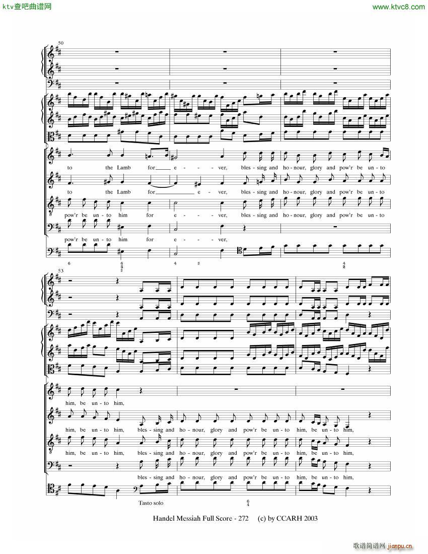 G F Handel Messiah Open Score (V)31