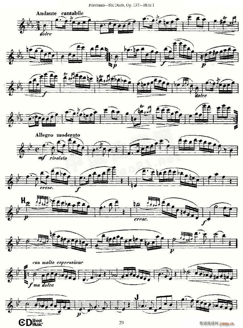 Six Duets Op 137 ֮  Ʒ 137̖ ~(V)5