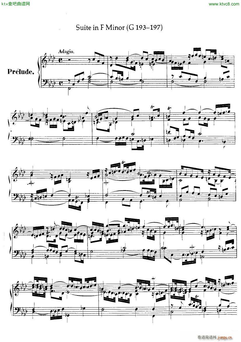 Handel Suite in F minor G193 197(V)1