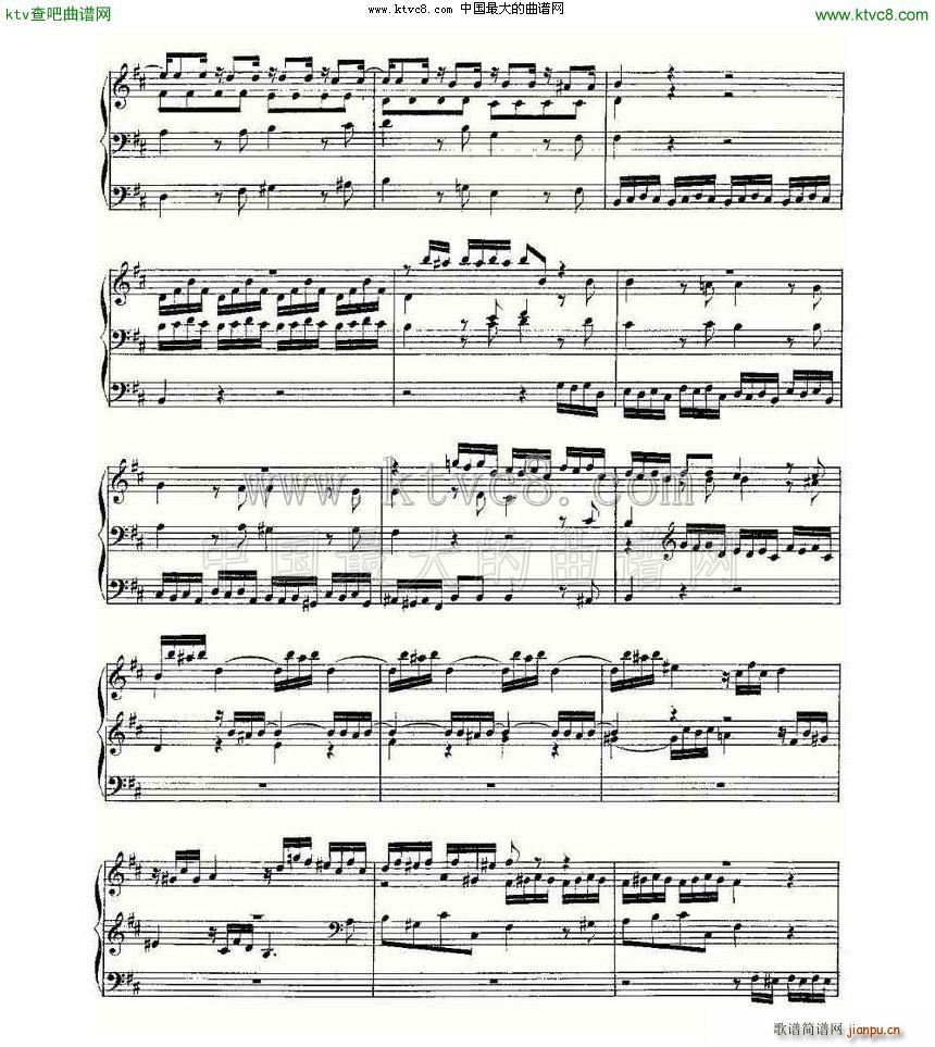 Prelude and Fugue in D Major BWV 532 L(fng)V(ʮּ)8