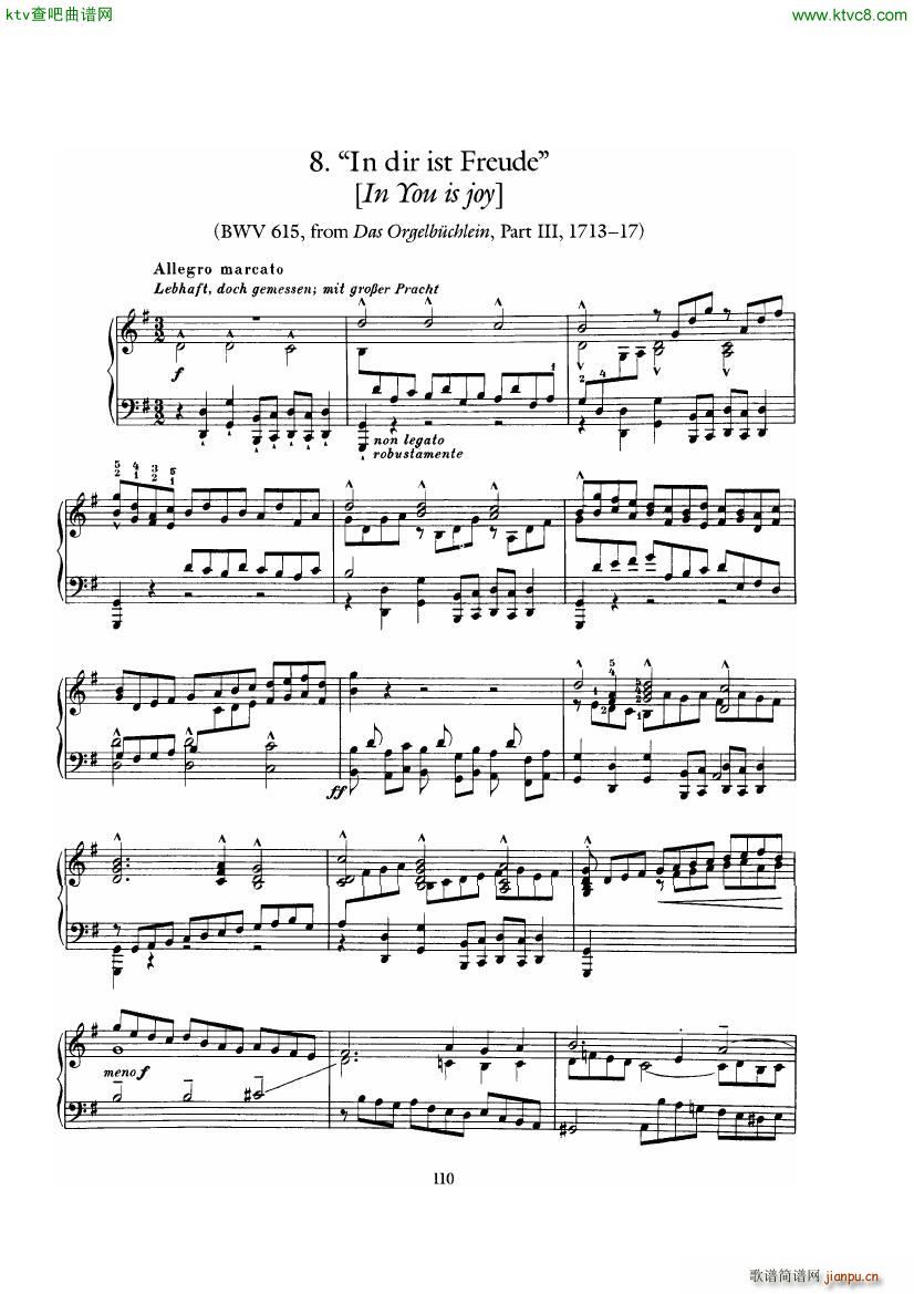 Bach Busoni Ten Chorale Preludes(V)24