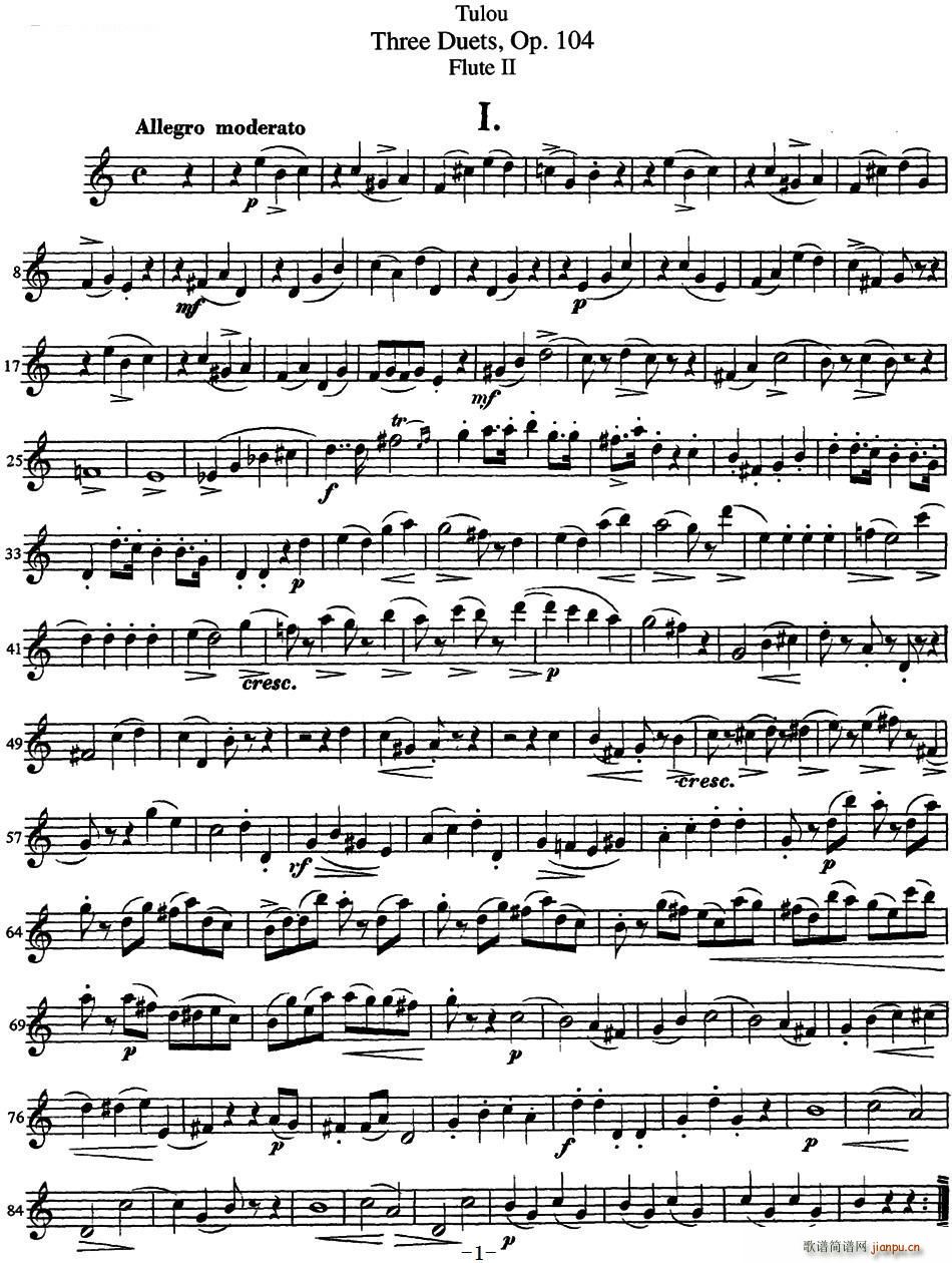 D¶L(chng)Ѻ(jin)Op 104 Flute 2 NO 1(ѺV)1