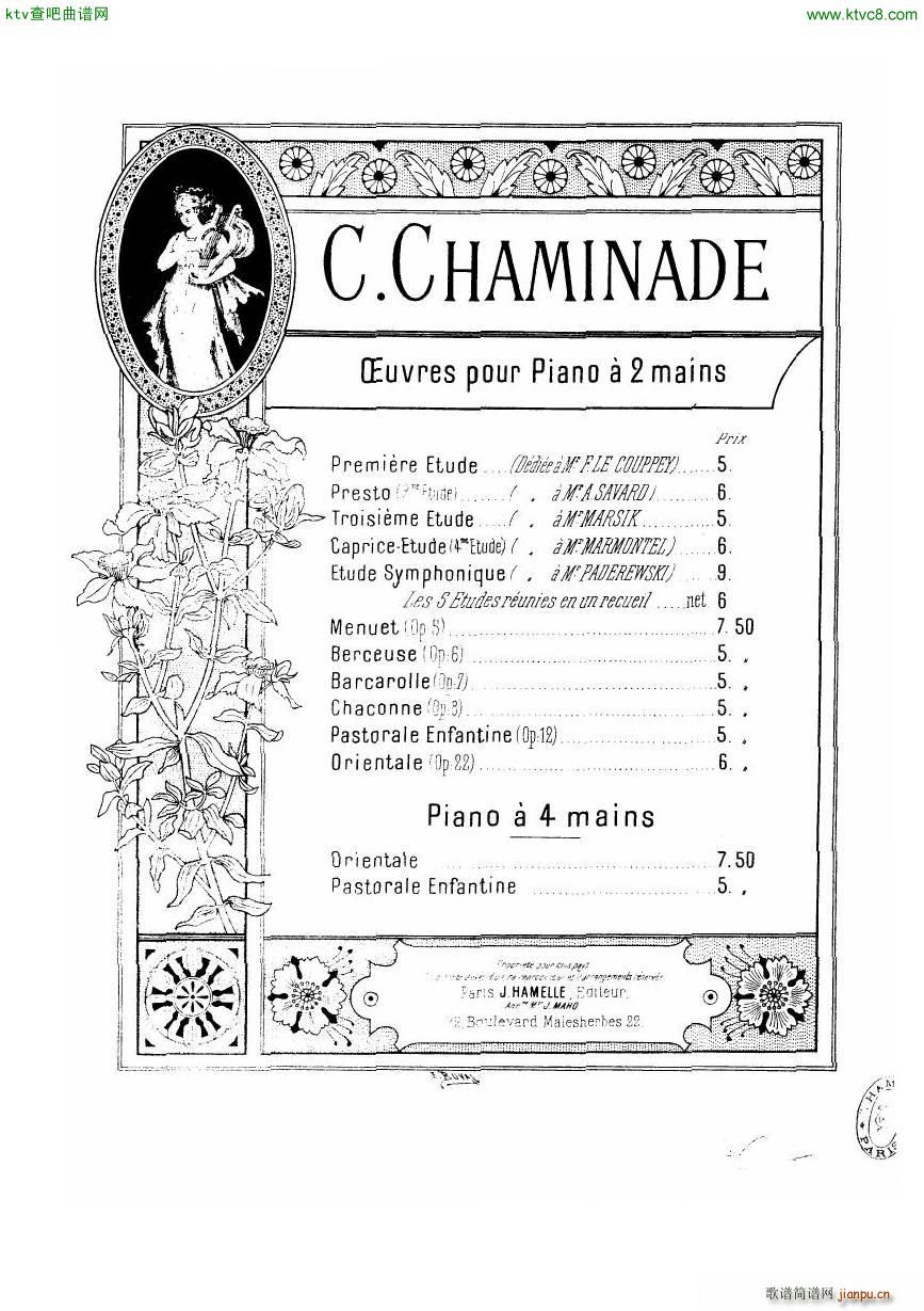 Chaminade 08 Chaconne(V)1