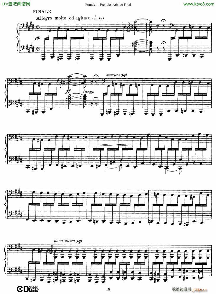 Franck Prlude Aria et Final(V)18