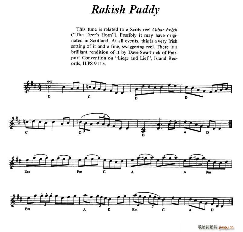 Rakish Paddy (i)m(ʮּ)1