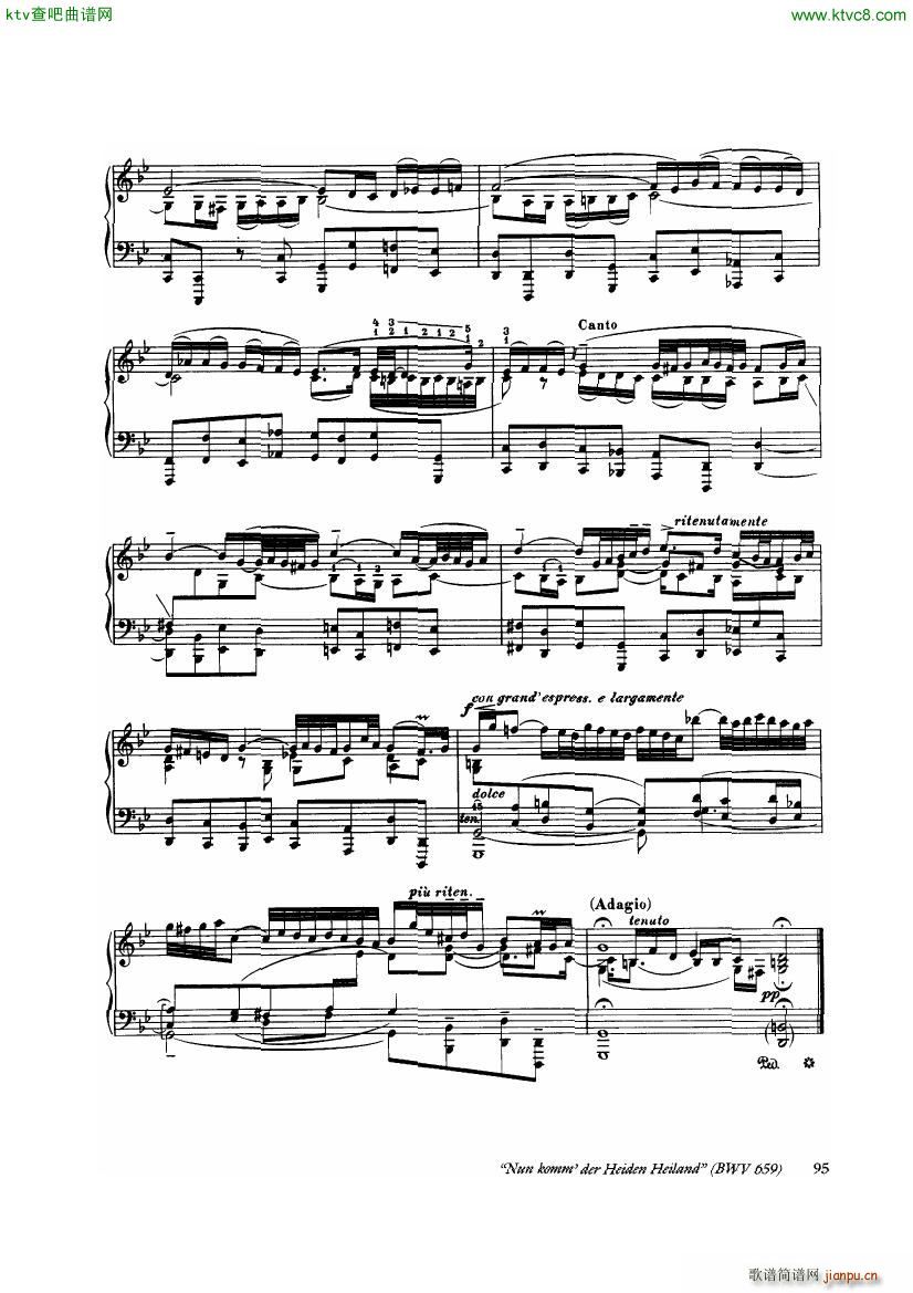 Bach Busoni Ten Chorale Preludes(V)9