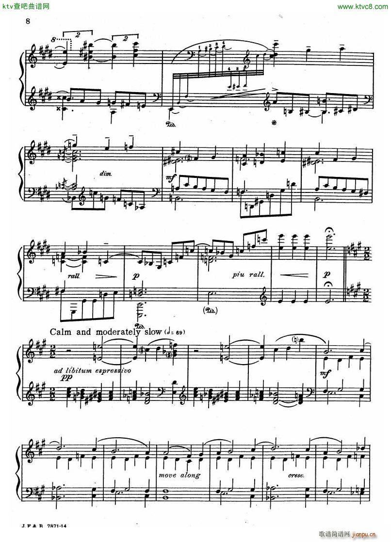 Chasins Three Chinese Pieces Narrative(V)7