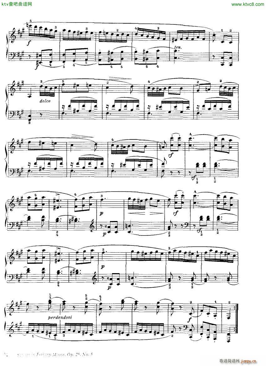 Clementi 25 5 Sonata Fsharp minor(V)25