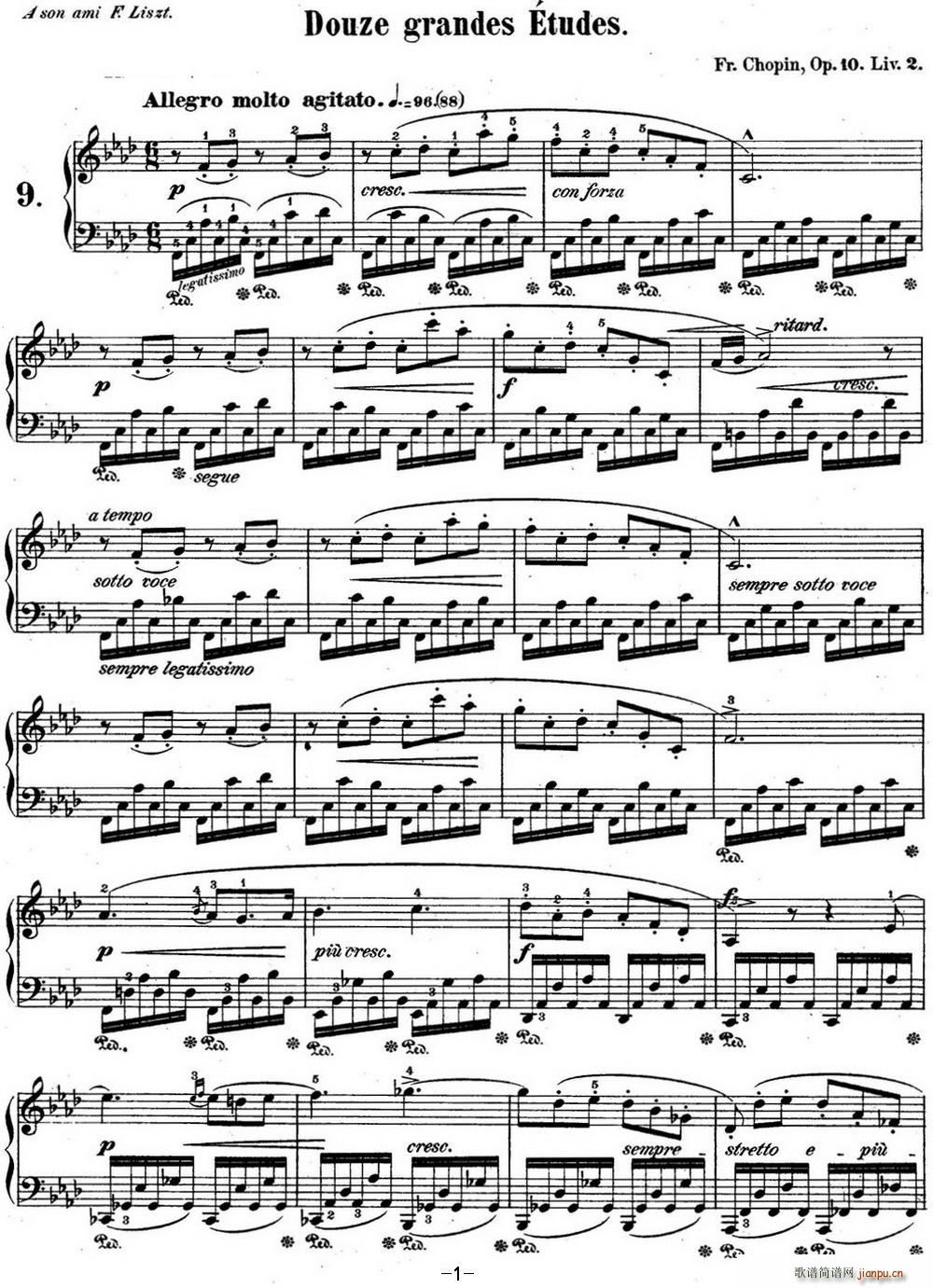 Ф9 Op 10 No 9 fС{ F minor(V)1