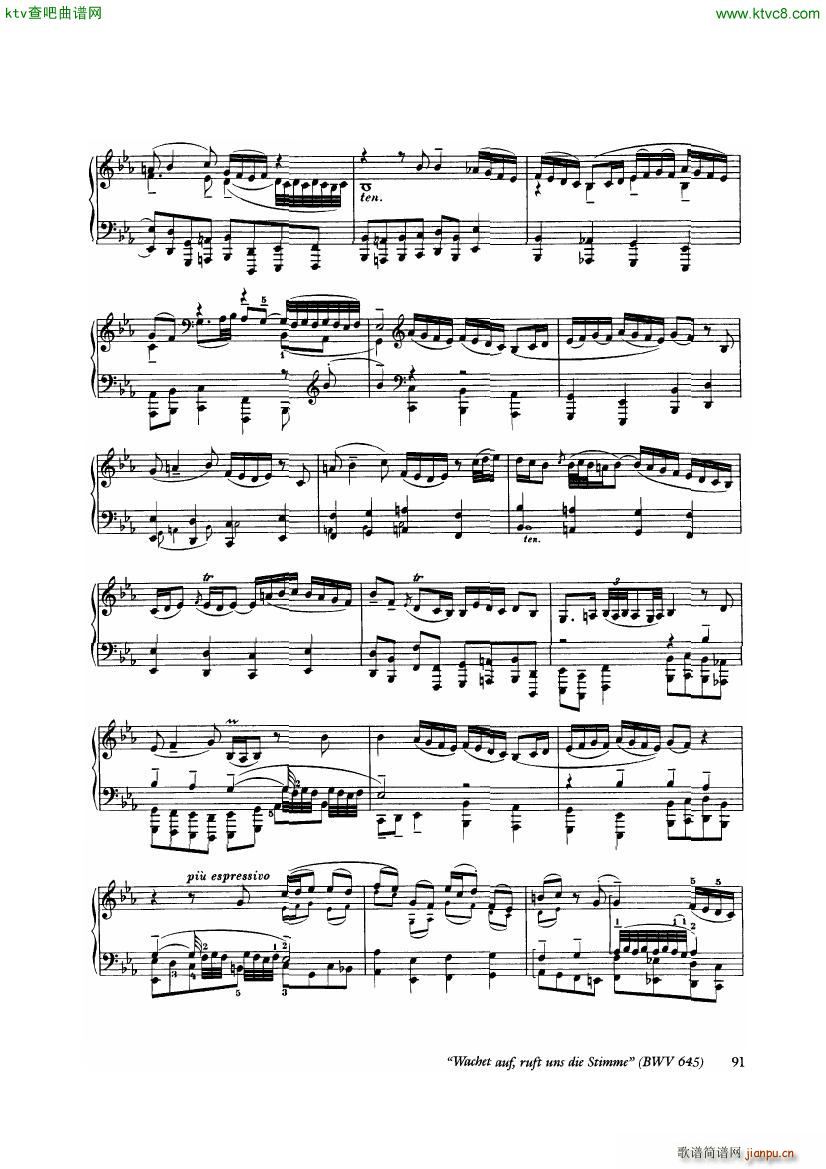 Bach Busoni Ten Chorale Preludes(V)5