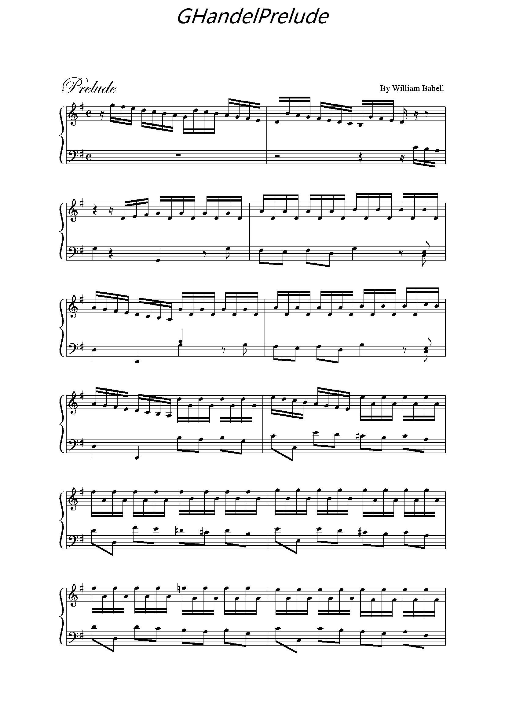 GHandelPrelude(V)1