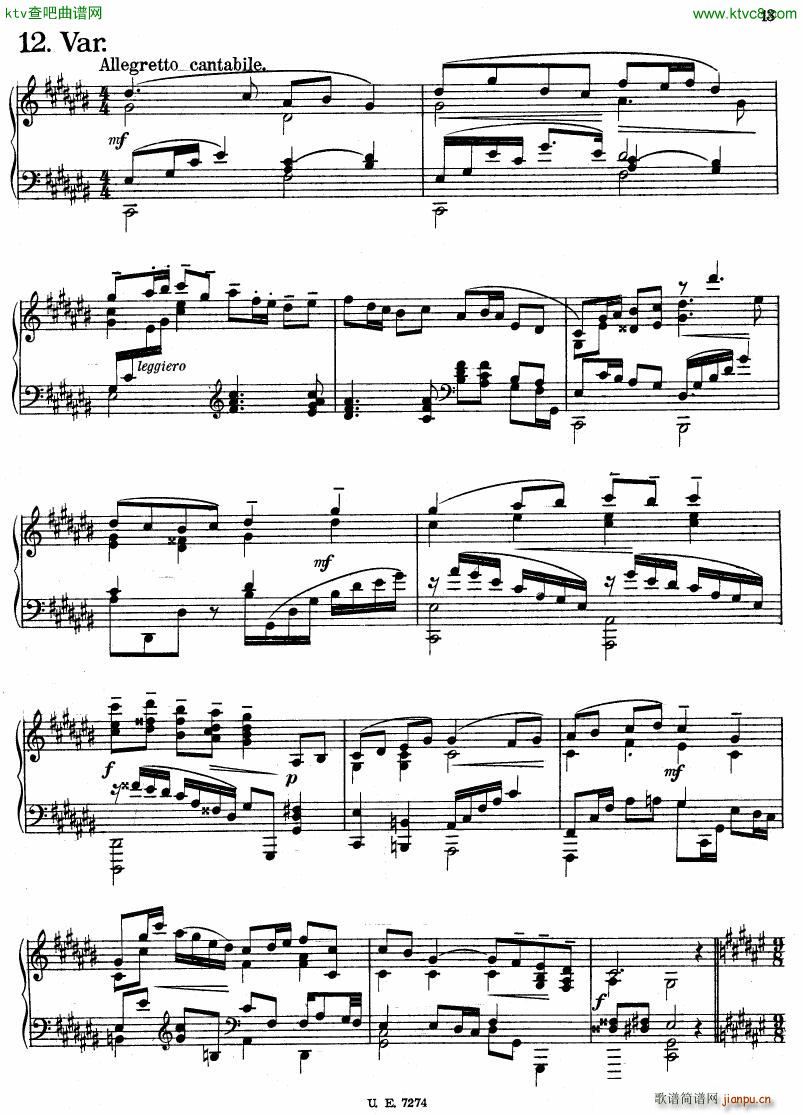 Haba variations on schumann(V)11