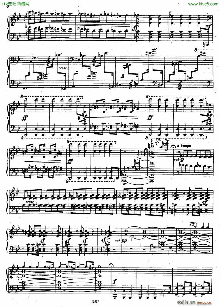 Flyarkovsky 6 preludes and fugues(V)6