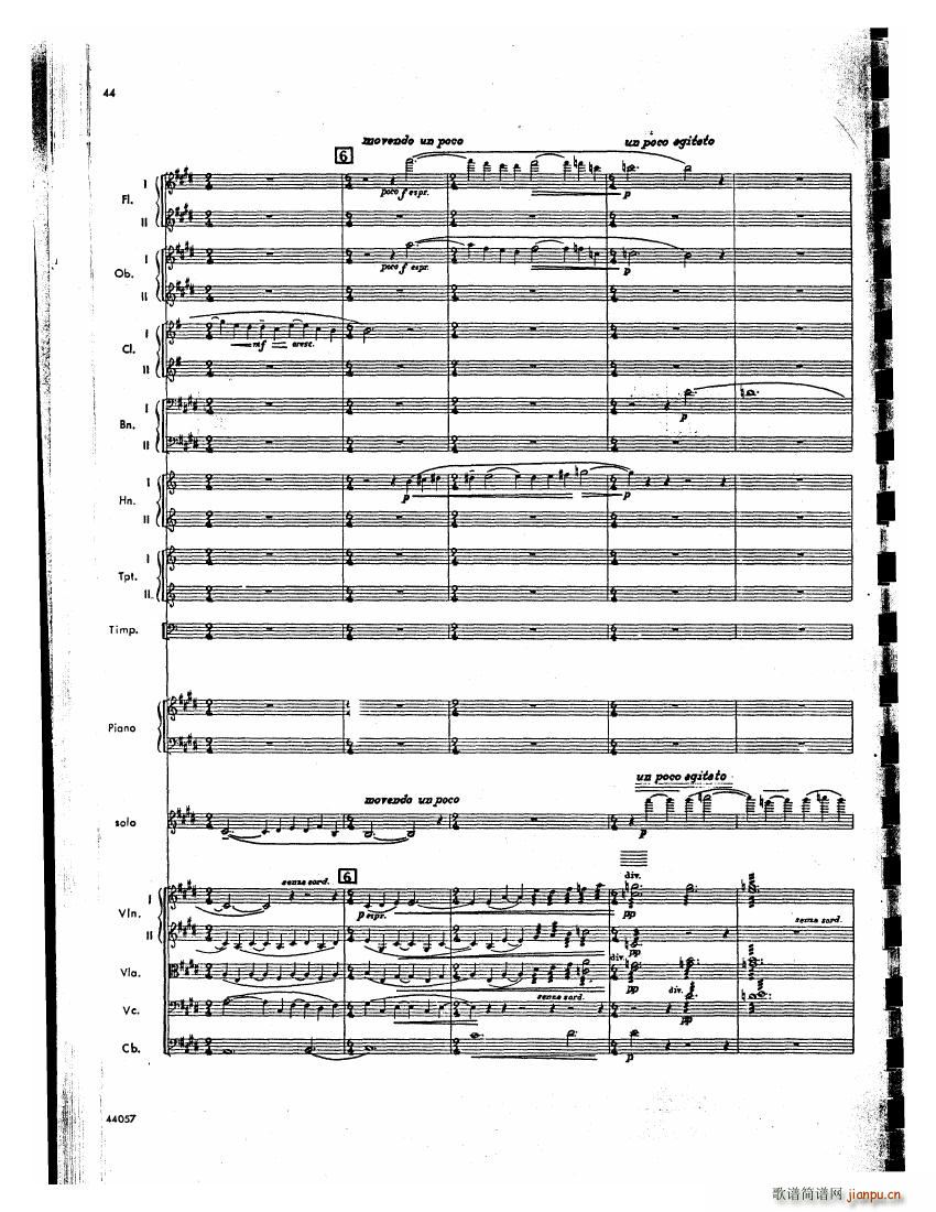 Barber op 14 Violin Concerto Score (V)3