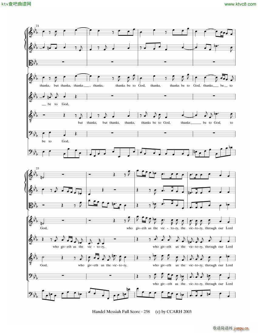 G F Handel Messiah Open Score (V)17