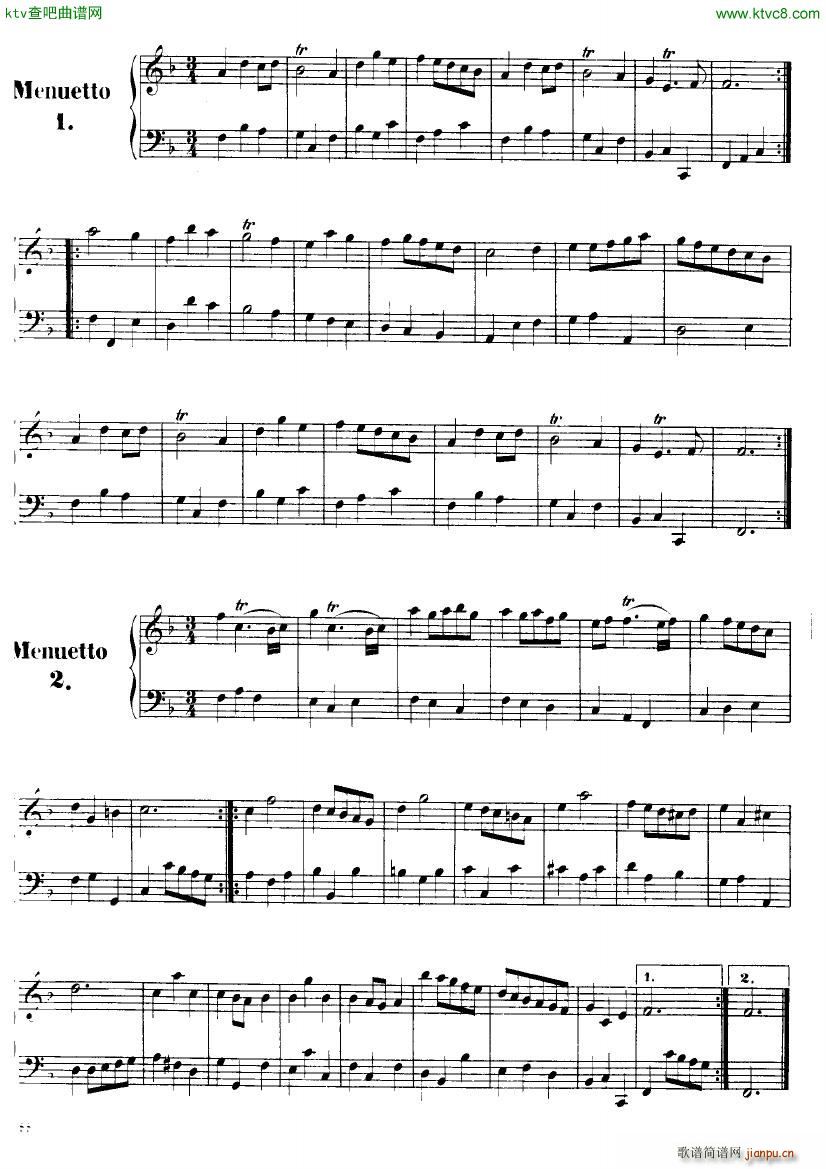 Handel Suite in F major G175 179(V)8