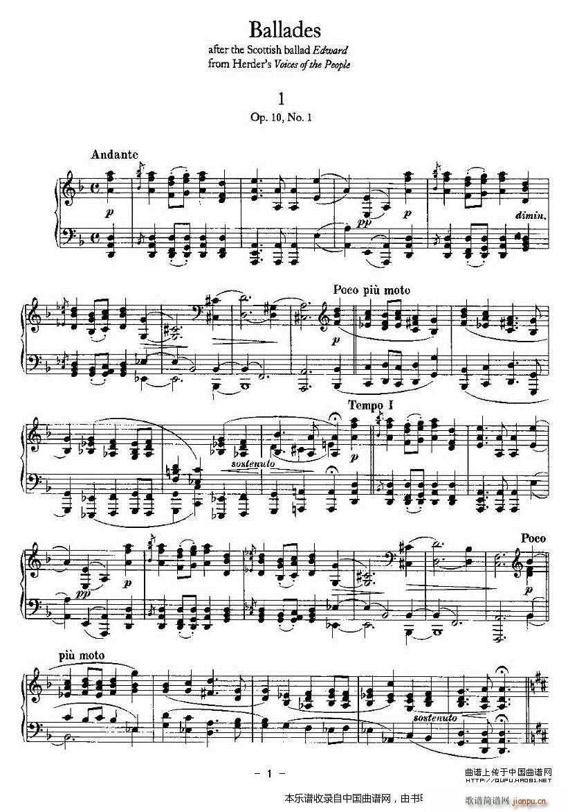 Ballades ķ˹4ה(V)1