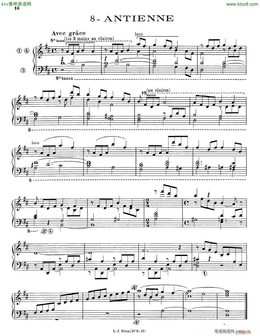 Alain Albert 15 Pieces organ(V)16