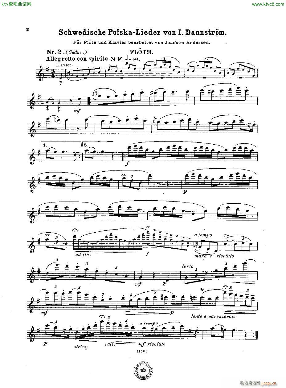 Andersen op 50 Schwedische Polska Lieder(V)10