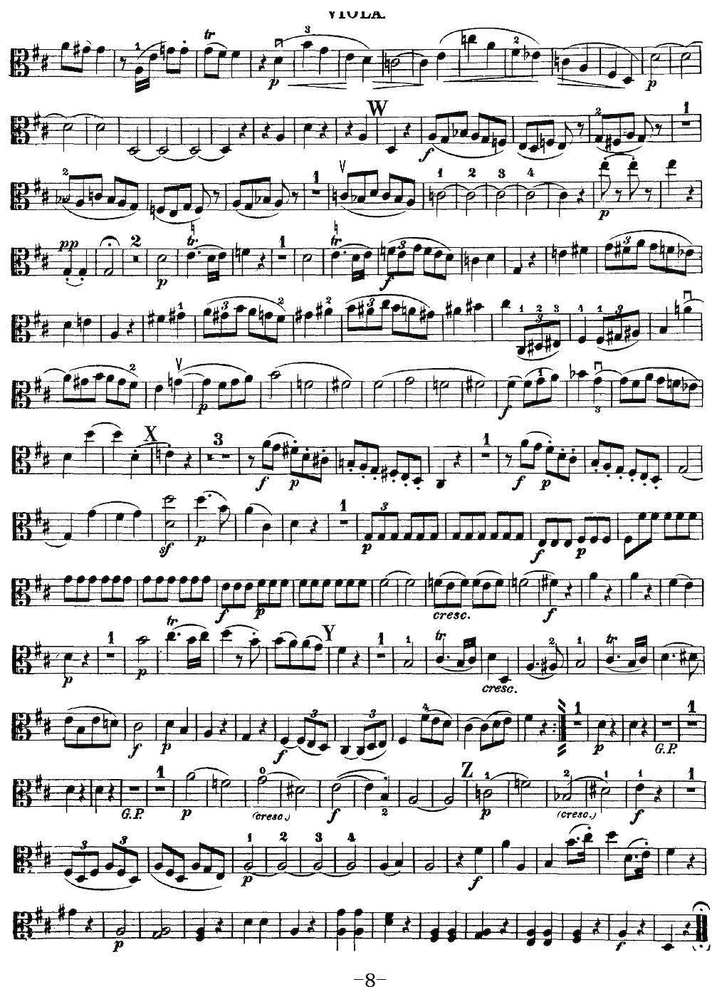 Mozart Quartet No 20 in D Major K 499 Viola(ʮּ)8