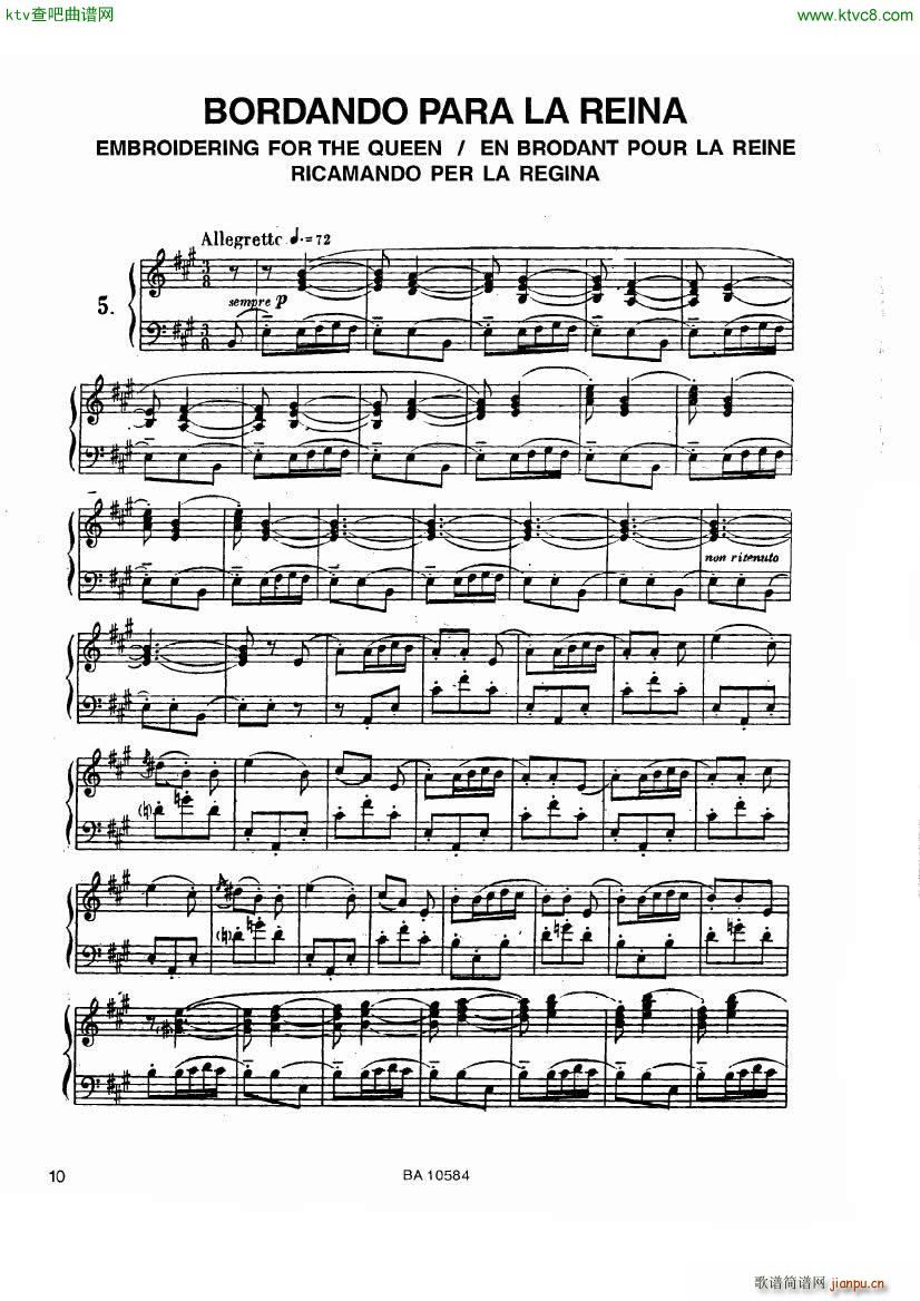 guastavino 10 preludios para piano(V)9