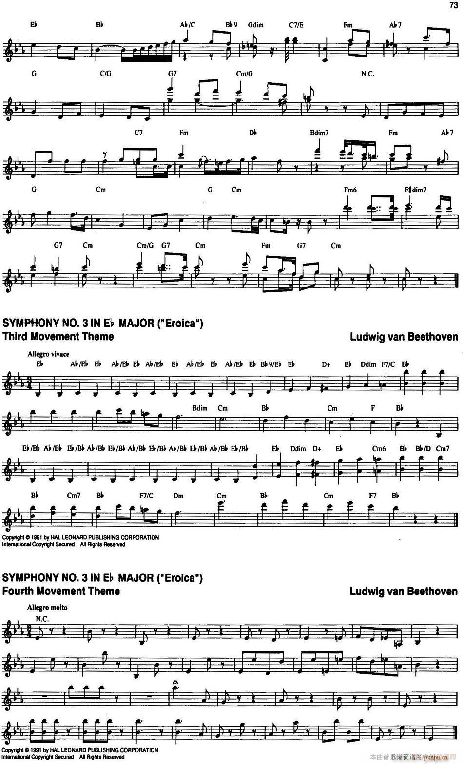 The Real Little Classical Fake Book P61 80(ʮ�ּ�����)13