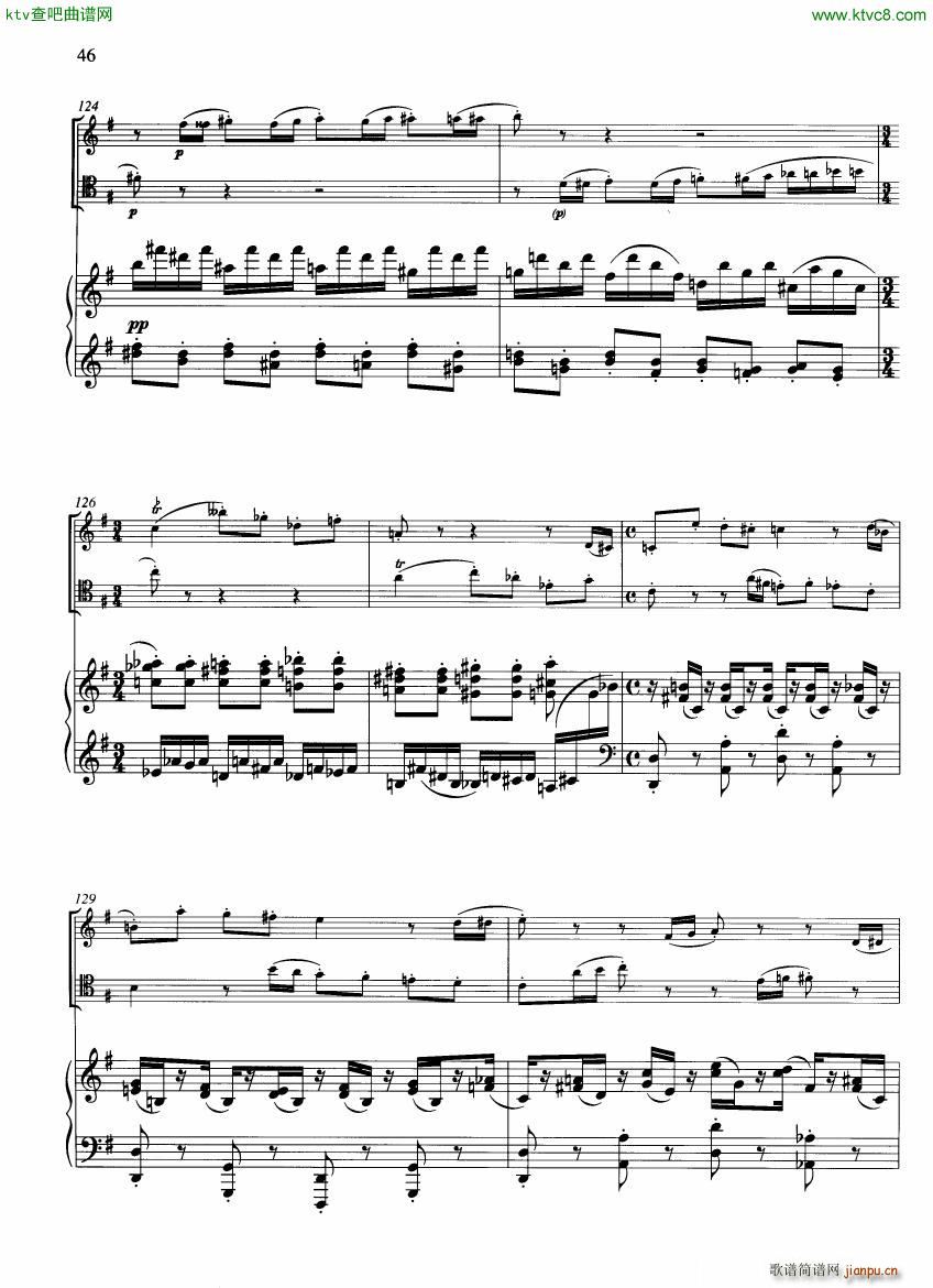 Francaix Trio for oboe bassoon and piano (V)19