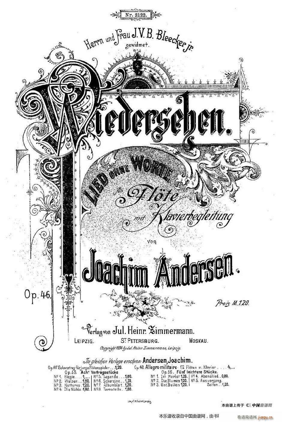 Wiedersehen Op 46 L(chng) ٰ(V)1
