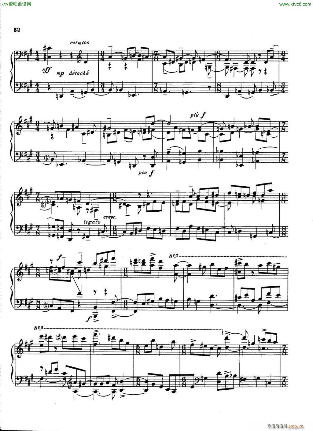 Carter Piano Sonata(V)32