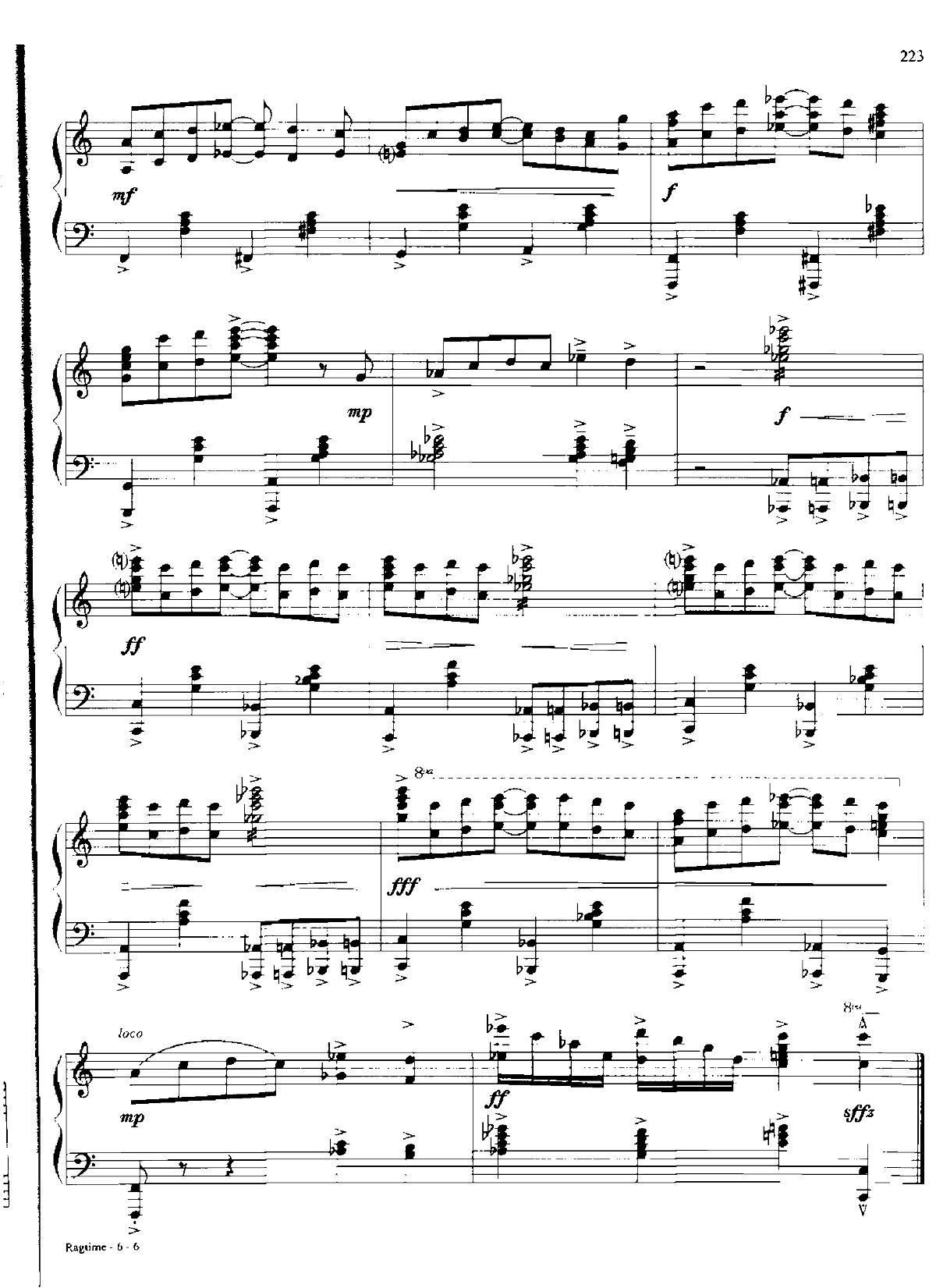 RAGTIME Dan Coates { (V)6